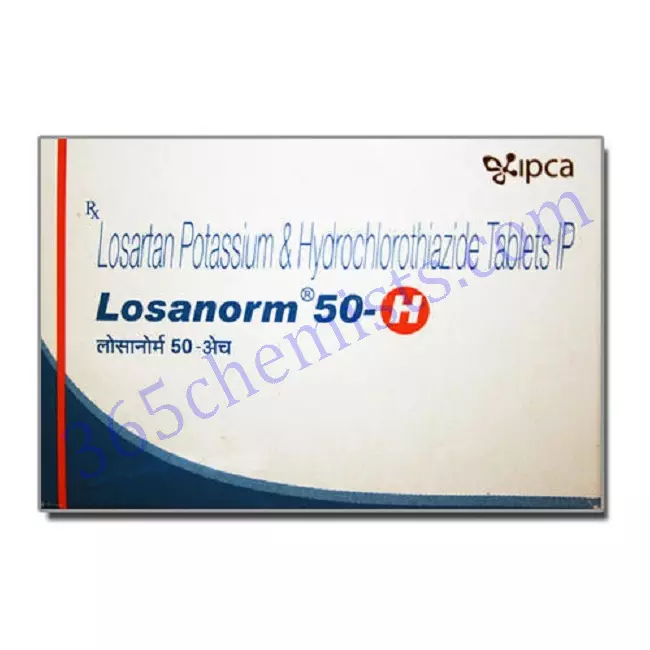 LOSANORM-H 50 12.5 MG TABLET 10