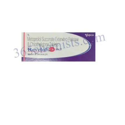 Revelol CH 50/6.25mg Tablet