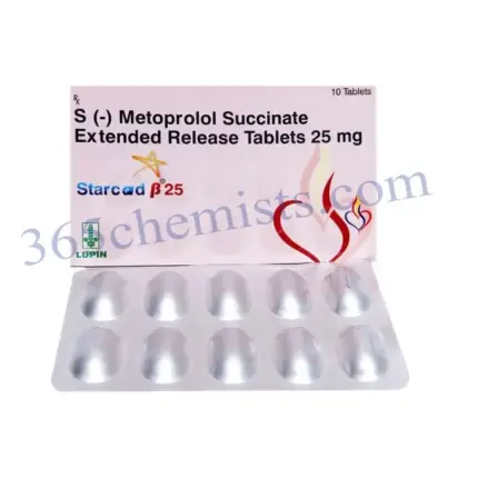Starcad Beta 25mg Tablet