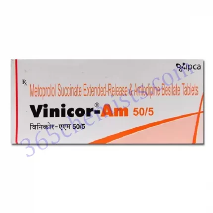 VINICOR AM 50 5 MG TABLET 10