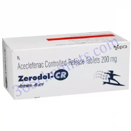 ZERODOL CR 200 MG TABLET CR 10