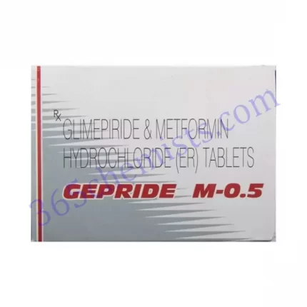 GEPRIDE M 0.5+500 MG TABLET ER 10