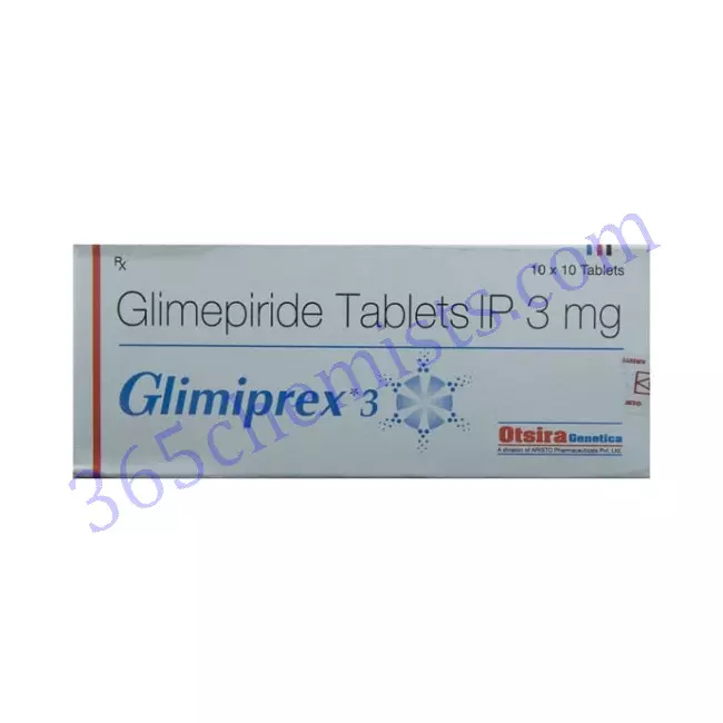GLIMIPREX 3MG TAB 10 TAB