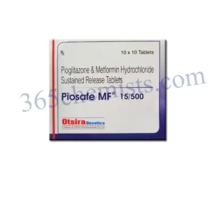 Piosafe MF 15/500mg Tablet
