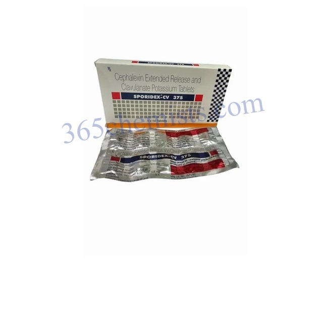Sporidex AF 375mg Tablet-ink Sporidex AF 375mg Tablet