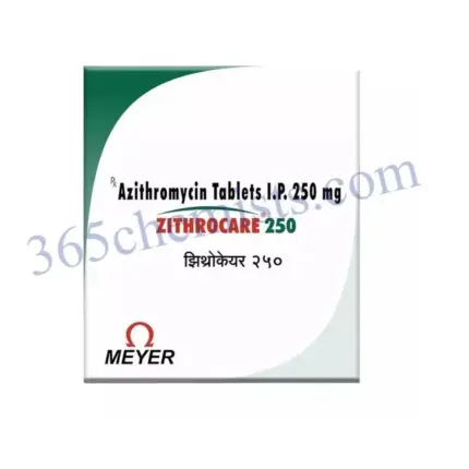 Zithrocare 250mg Tablet