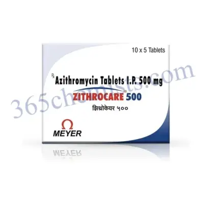 Zithrocare 500mg Tablet