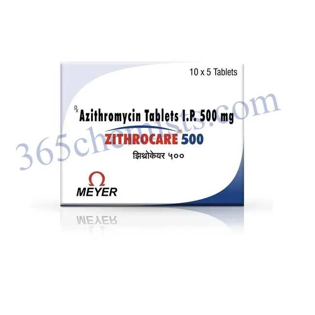 Zithrocare 500mg Tablet-ink Zithrocare 500mg Tablet