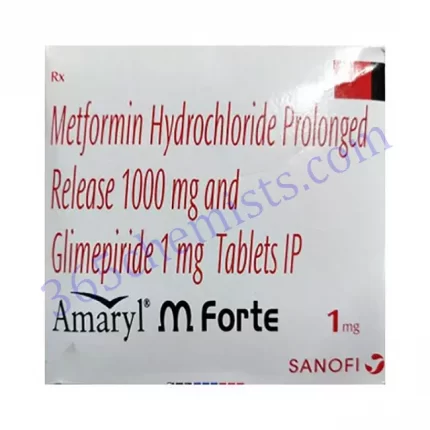 AMARYL-M1-FORTE 1+1000MG TABLET 15