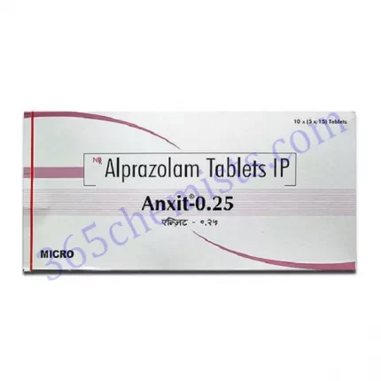 ANXIT 0.25 MG TABLET 15