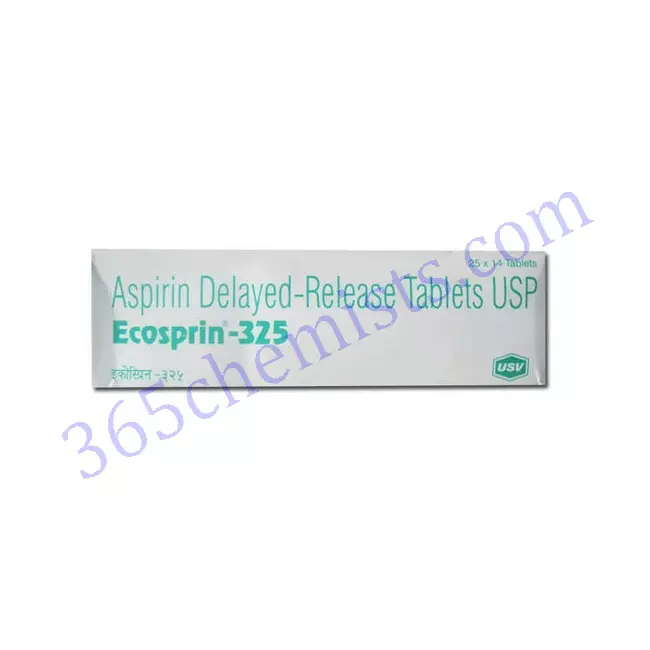ECOSPRIN 325MG TABLET 14S
