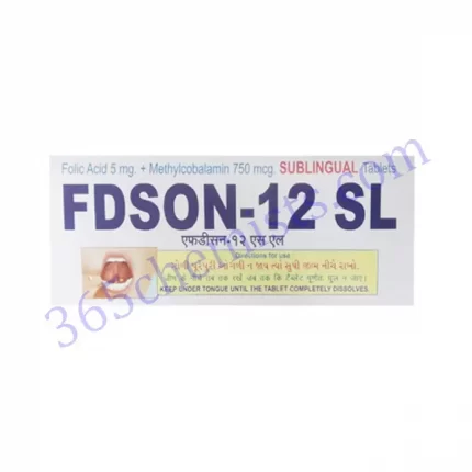 FDSON-12 SL 5MG+750MCG TABLET 10