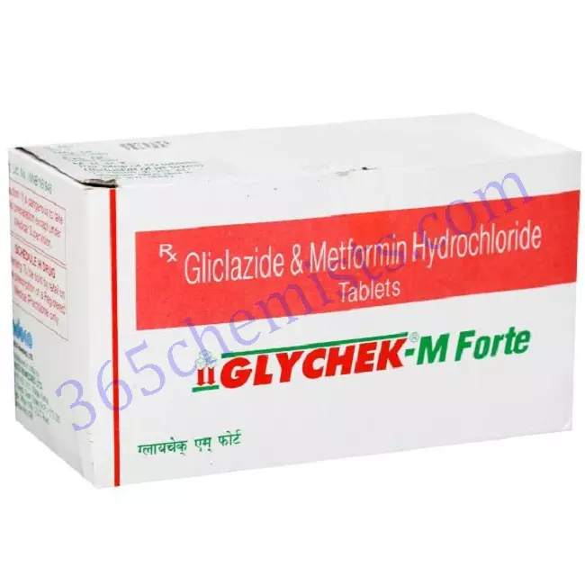 GLYCHEK M FORTE 80 500MG TABLET 15