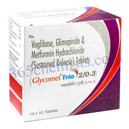 Glycomet Trio 2/0.3mg Tablet