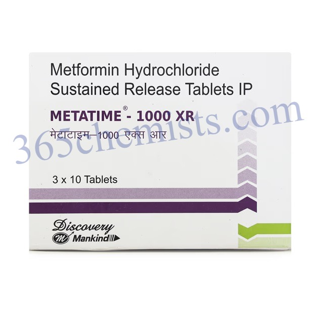 Metatime 1000mg Tablet XR-ink Metatime 1000mg Tablet XR