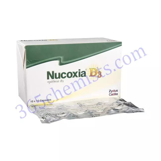 NUCOXIA D3 90 MG CAPSULE 10