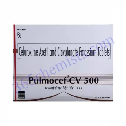PULMOCEF CV 500 TAB 10