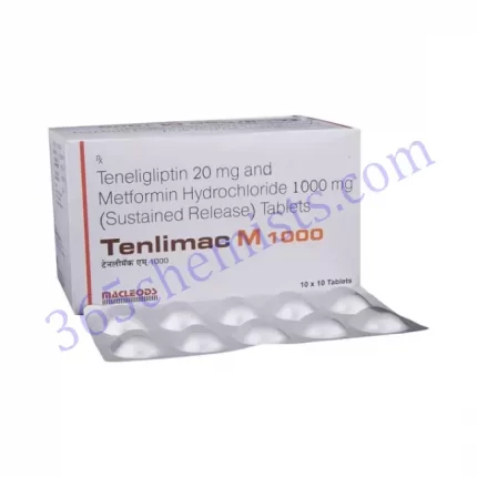 TENLIMAC M 20+1000 MG TABLET 10