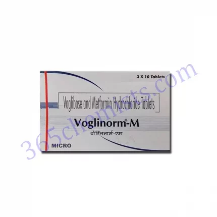 VOGLINORM-M 0.2+500 MG TABLET 10