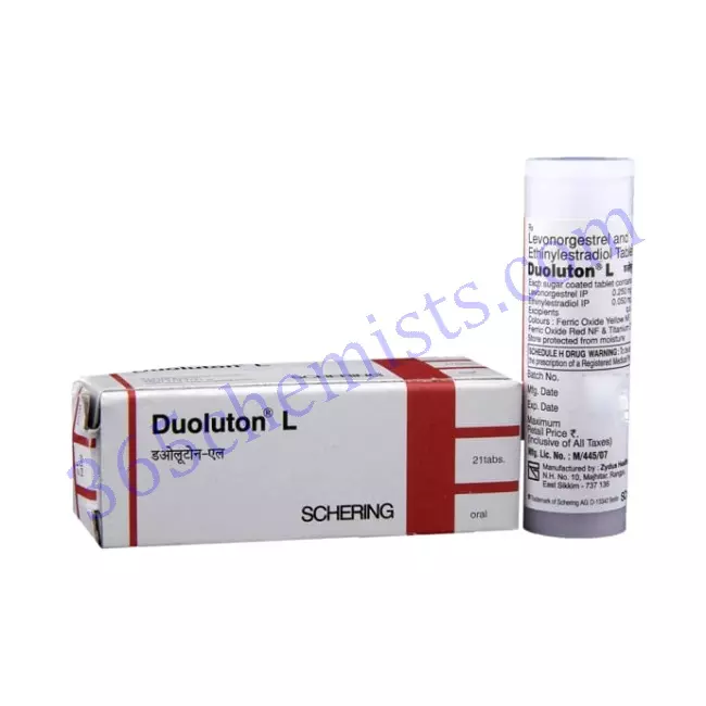 DUOLUTON-L 0.05+0.25 MG TABLET 21