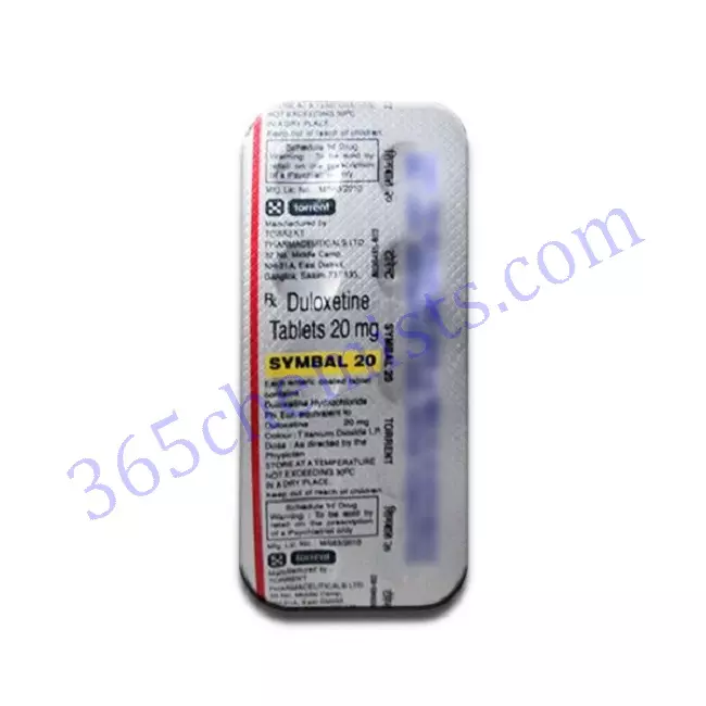 SYMBAL 20 20 MG TABLET 10S
