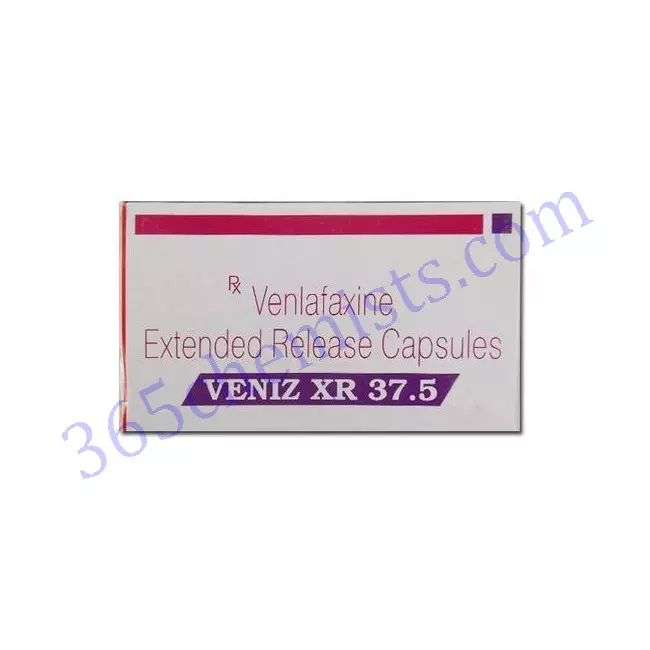 VENIZ XR 37.5MG CAPSULE 10