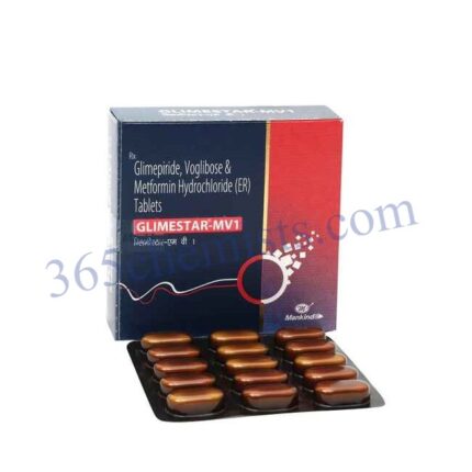 Glimestar MV 1mg/500mg/0.2mg Tablet
