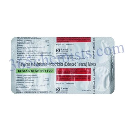 SiTaxa M XR 50mg/500mg Tablet ER