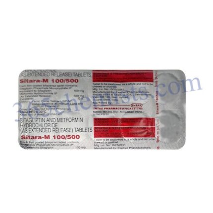 SitaRA-M 100mg/500mg Tablet PR