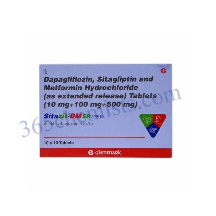 Sitazit-DM ER 500mg/10mg Tablet