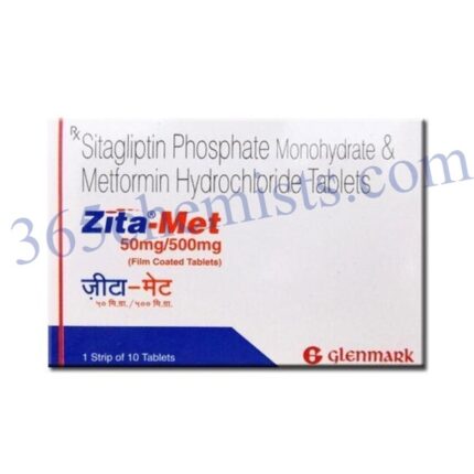 Zita Met 50mg/500mg Tablet