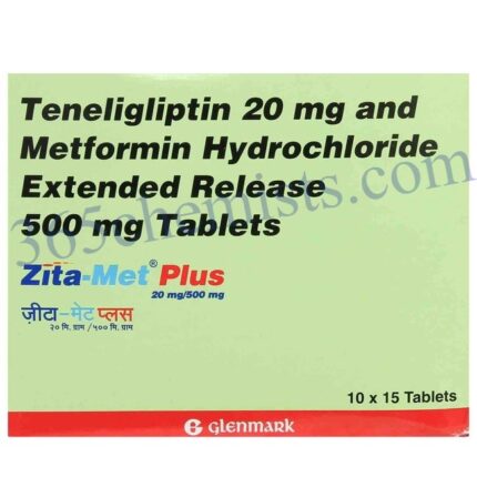 Zita-Met Plus 20mg/500mg Tablet ER