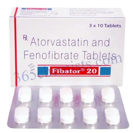Fibator 20mg Tablet