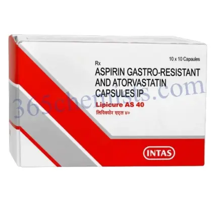 Lipicure CV 40mg75mg Capsule