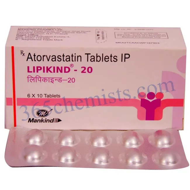 Lipikind 20mg Tablet (1)-ink Lipikind 20mg Tablet