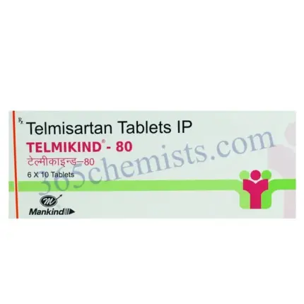 Telmikind 80mg Tablet