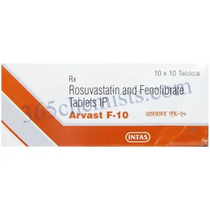 Arvast F 10mg Tablet