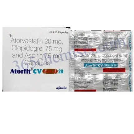 Atorfit CV Gold 20mg Capsule