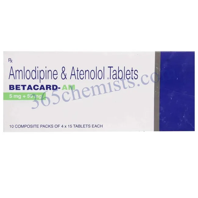 Betacard-AM 5mg50mg Tablet (1)-ink Betacard-AM 5mg/50mg Tablet