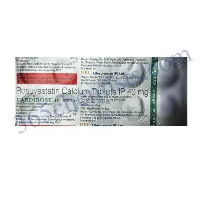 Cardirose 40mg Tablet
