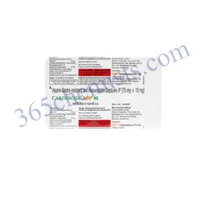 Cardirose ASP 10mg Capsule