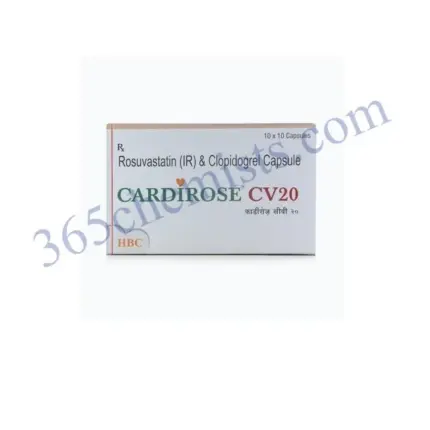 Cardirose CV 20mg Capsule
