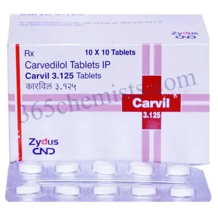 Carvil 3.125mg Tablet
