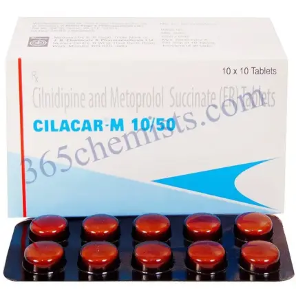 Cilacar-M 10/50mg Tablet ER