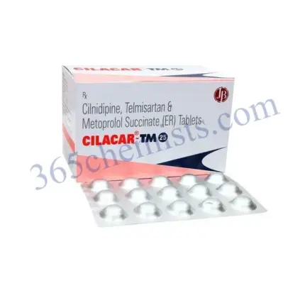 Cilacar-TM 25mg Tablet ER