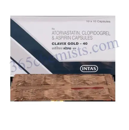 Clavix Gold 40mg Capsule