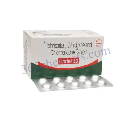 Cortel 3D 40/10/6.25mg Tablet