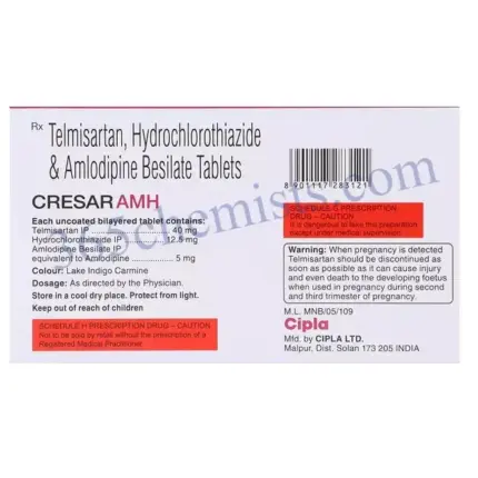 Cresar AMH 40/5/12.5mg Tablet