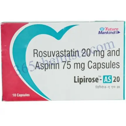 Lipirose-AS 20mg Capsule