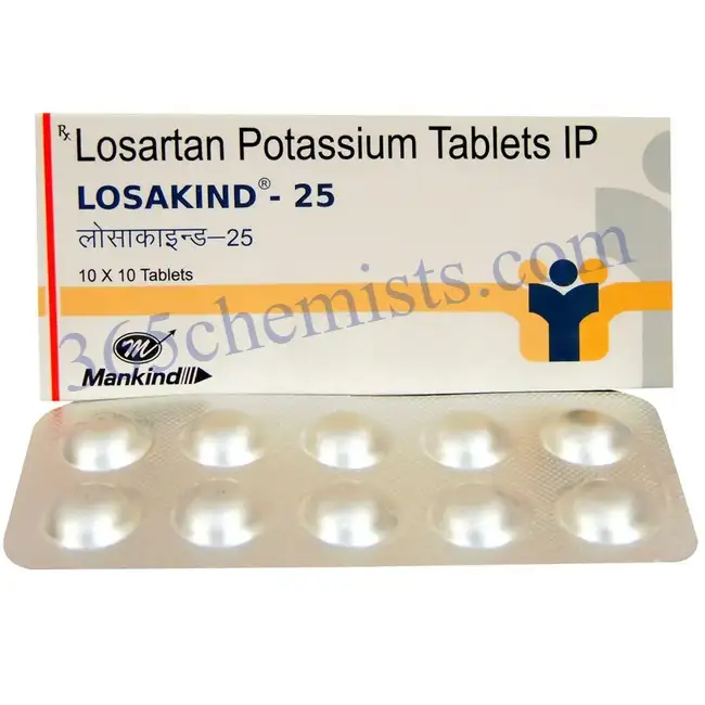 Losakind 25mg Tablet (1)-ink Losakind 25mg Tablet